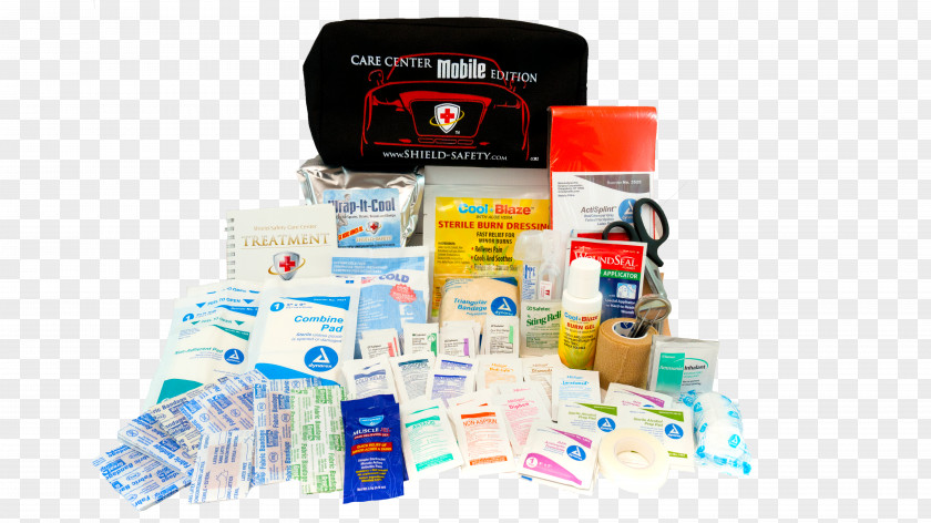 First Aid Kit Kits Supplies Bandage Plastic Splint PNG