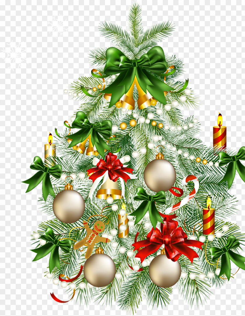 Holiday Elements Christmas Tree Ornament Clip Art PNG
