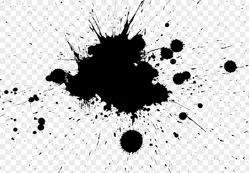 Ink Black And White Clip Art PNG
