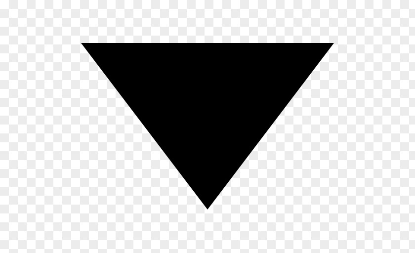 Inverted Triangle Drop-down List Arrow PNG