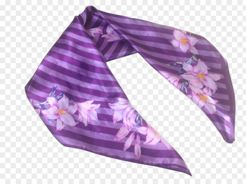 Violet Scarf Lilac Silk Clothing PNG