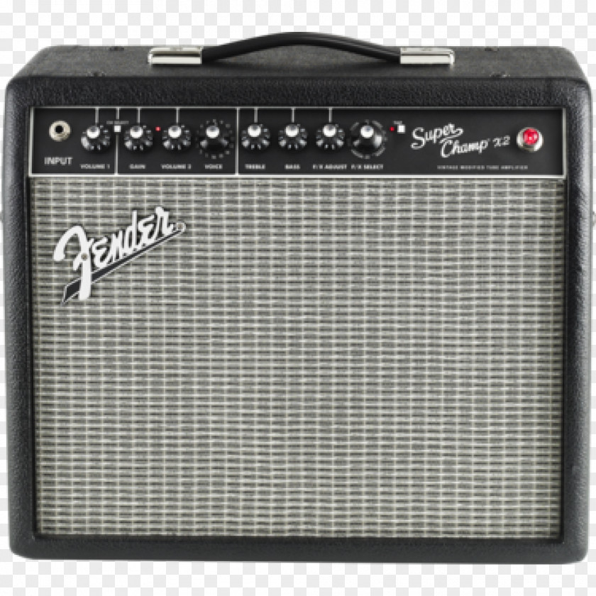 Electric Guitar Amplifier Fender Musical Instruments Corporation Super Champ X2 PNG