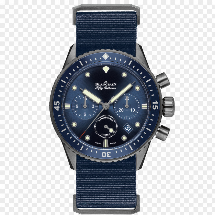 Watch Blancpain Fifty Fathoms Flyback Chronograph PNG