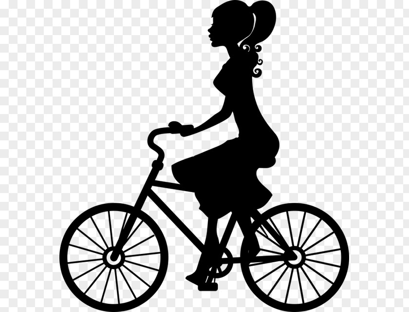 Bicycle Cycling Silhouette Clip Art PNG