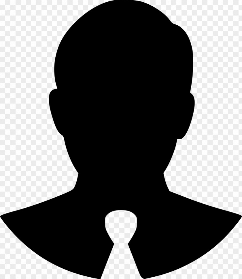 Blackandwhite Silhouette Face Cartoon PNG