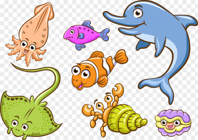 Crab Fish Aquatic Animal Drawing PNG