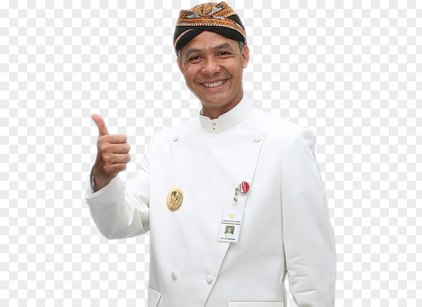 Javanese Food Chef's Uniform Celebrity Chef Chief Cook PNG