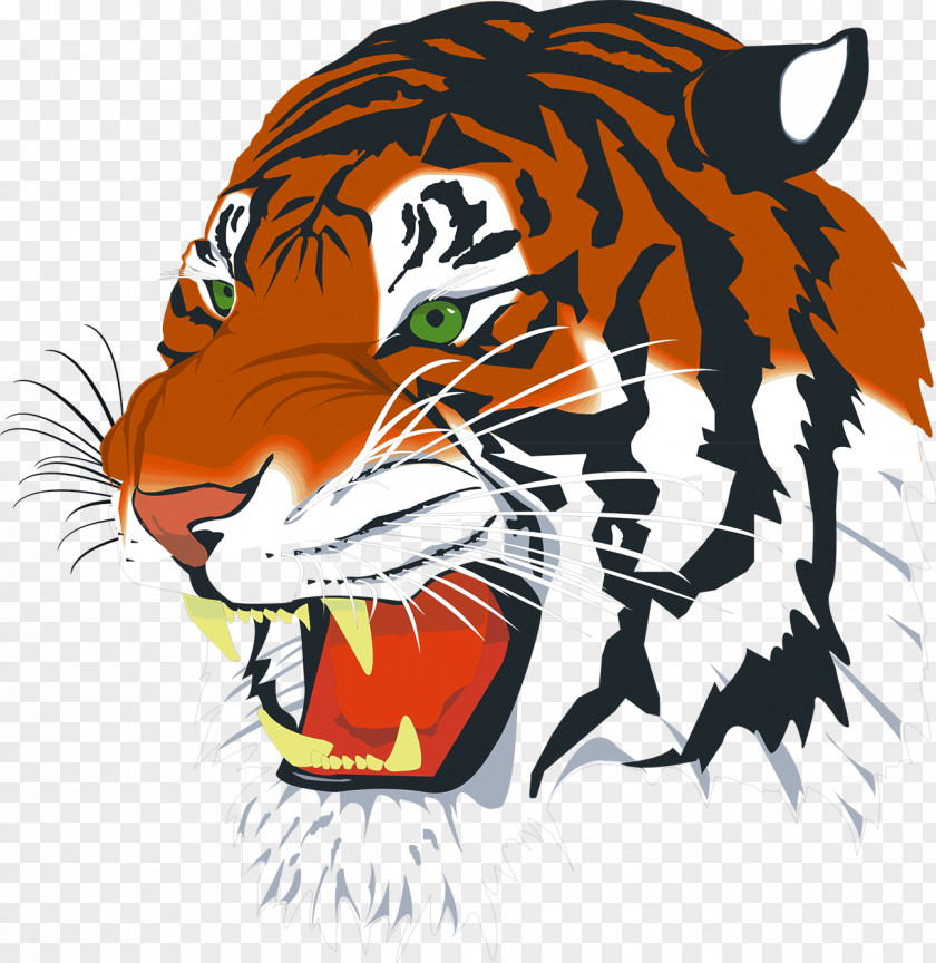 Tigre Vector Graphics Clip Art Illustration Bengal Tiger Image PNG