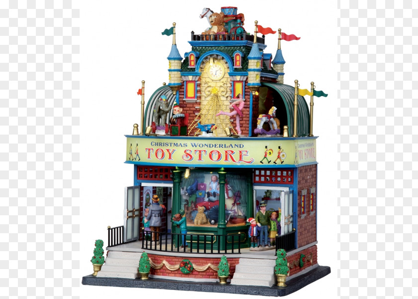 Toy Shop Christmas Shopping Cart Fair PNG