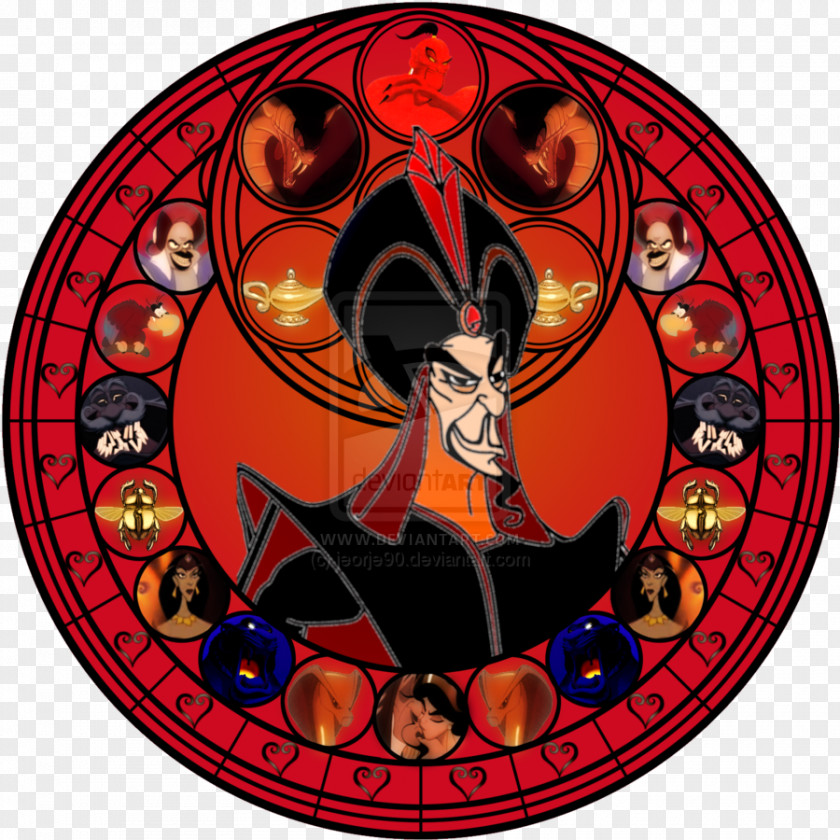 Window Jafar Stained Glass The Walt Disney Company PNG