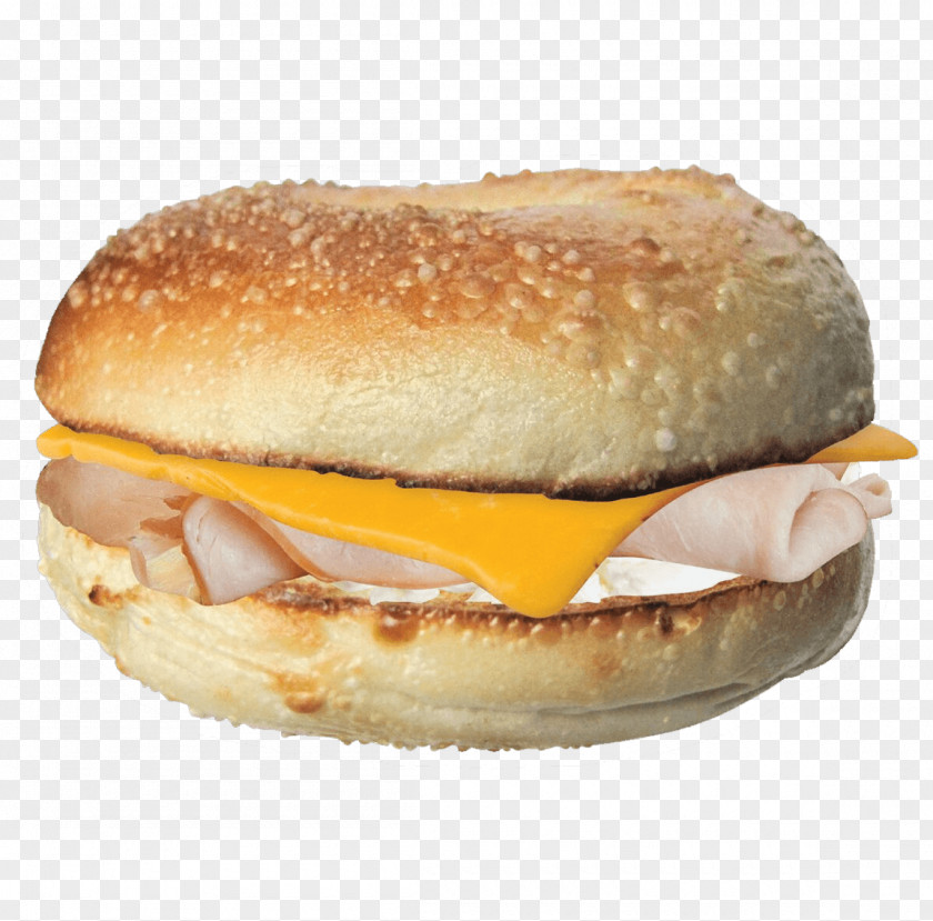Bagel Ham And Cheese Sandwich Breakfast Hamburger PNG