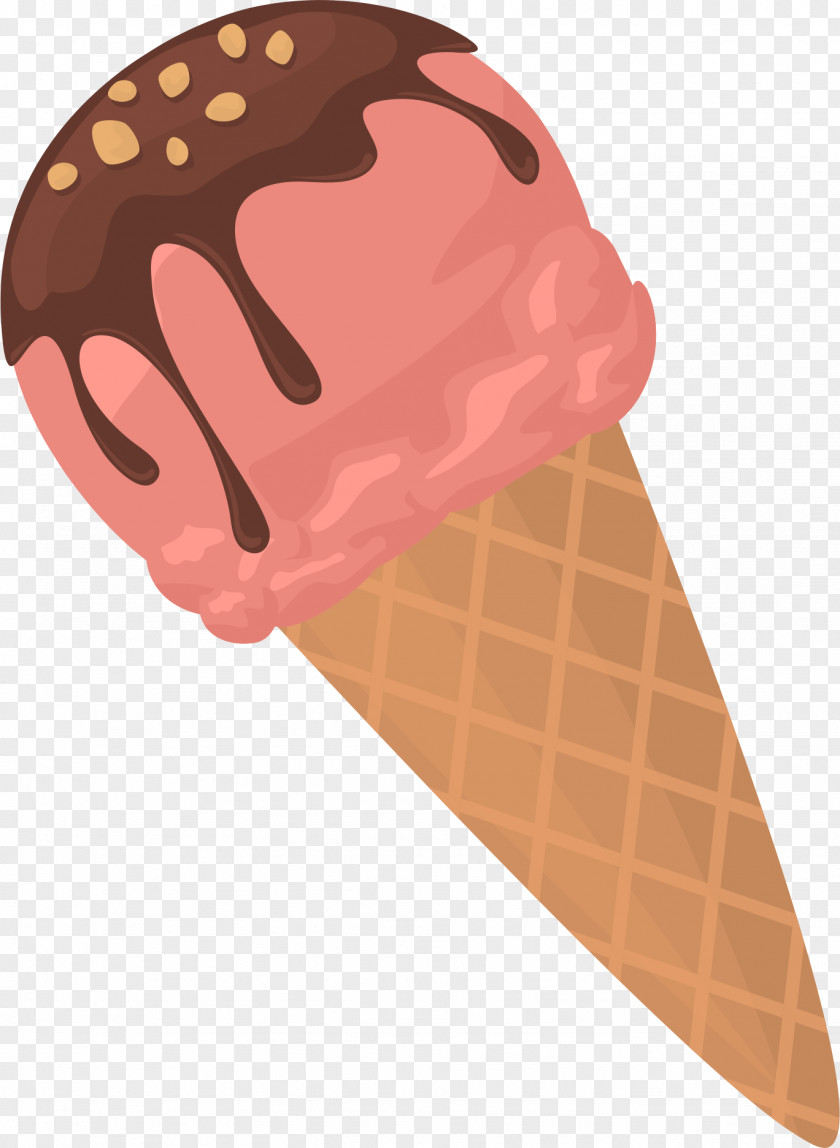 Cartoonpeanut Background Neapolitan Ice Cream Chocolate Cones PNG