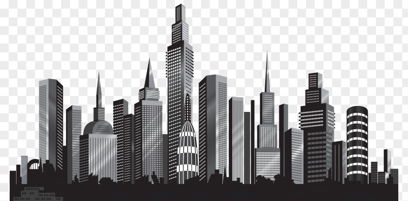 Cityscape Skyline Clip Art PNG