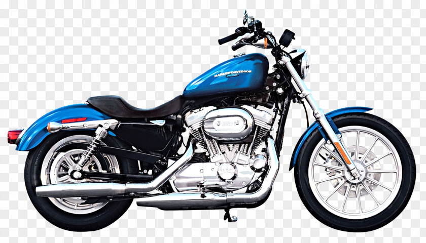 Harley Davidson Blue Motorcycle Bike Harley-Davidson Sportster 0 Softail PNG