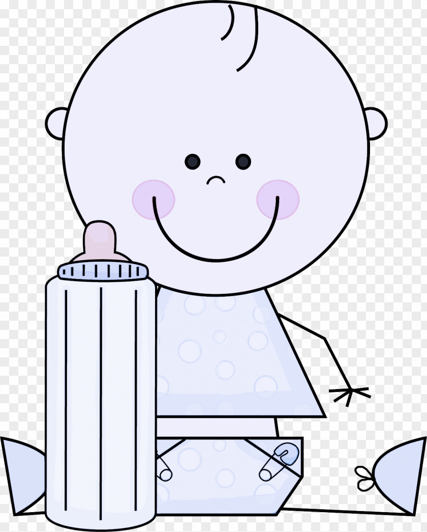 Line Art Cartoon Head Coloring Book PNG