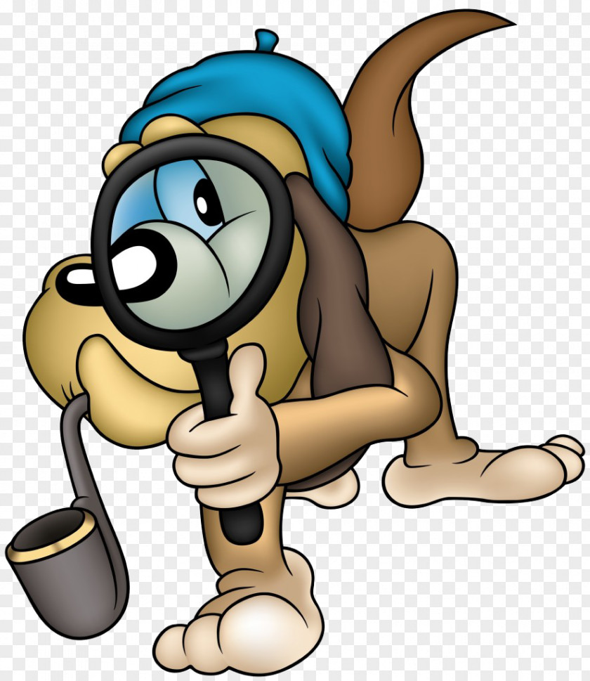 Magnifying Police Dog Detective Royalty-free Clip Art PNG