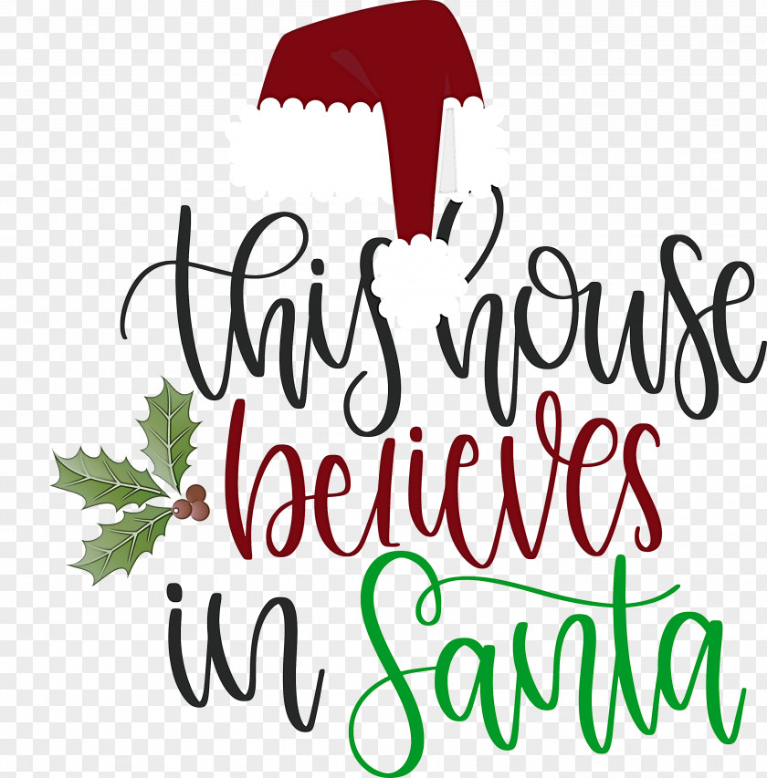 This House Believes In Santa PNG