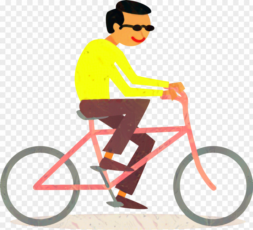 Bicycle Handlebar Bmx Bike Background Yellow Frame PNG