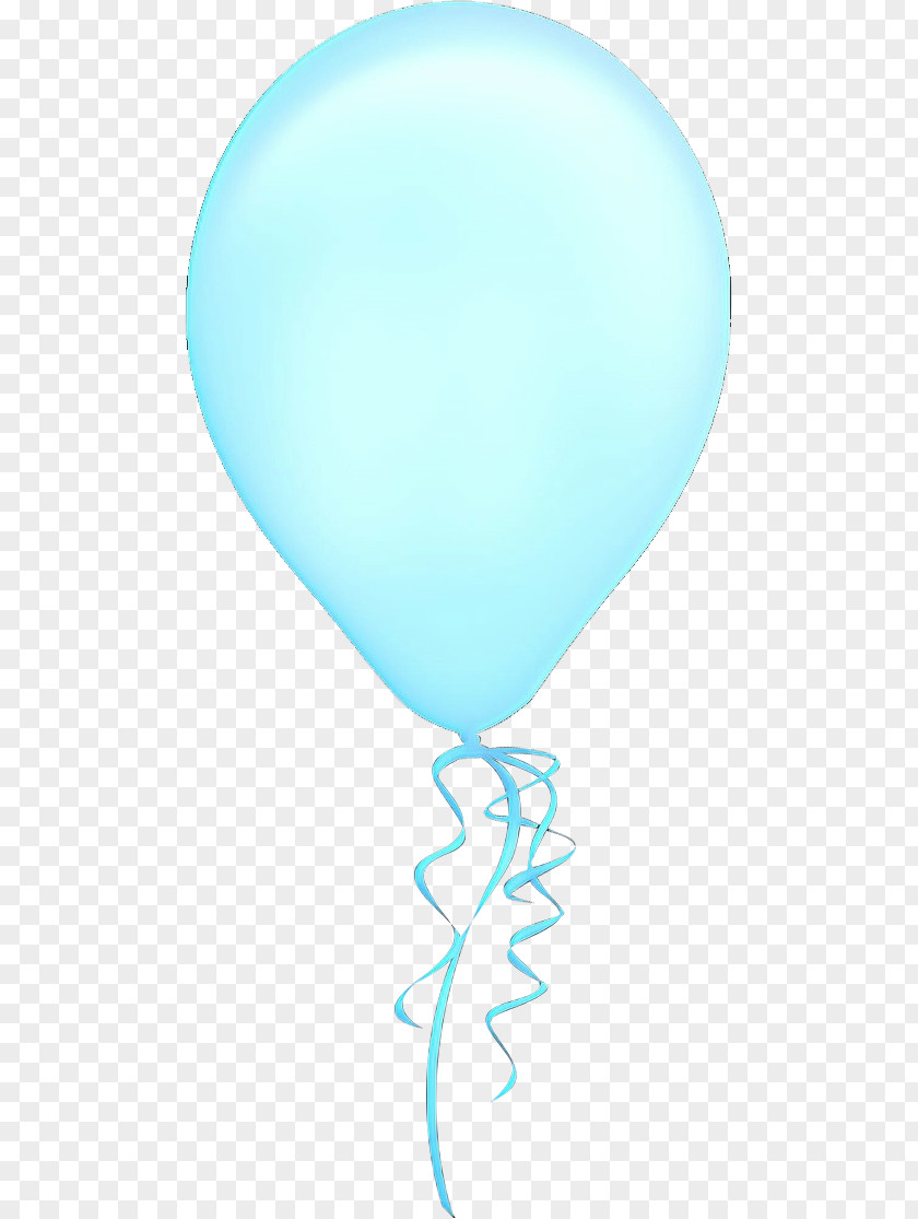 Heart Aqua Balloon PNG