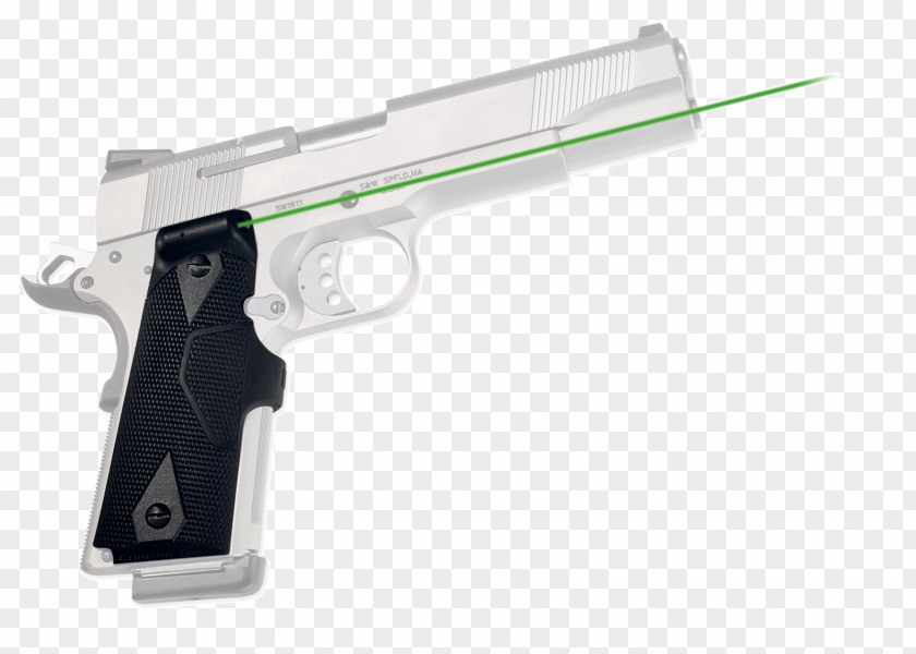 Laser Gun Crimson Trace Sight M1911 Pistol PNG