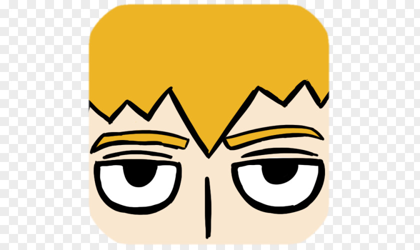 Smiley Mob Psycho 100 Psychic Clip Art PNG