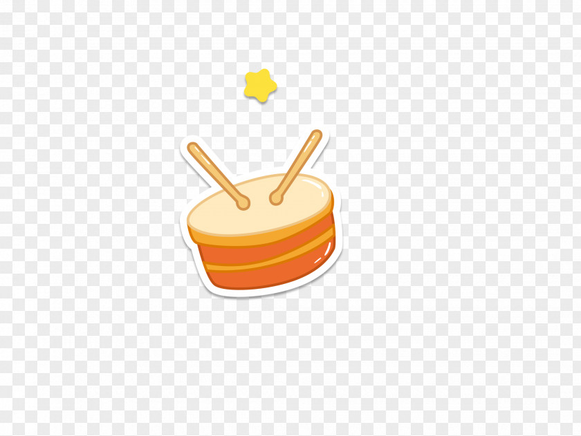Yellow Drums Material PNG