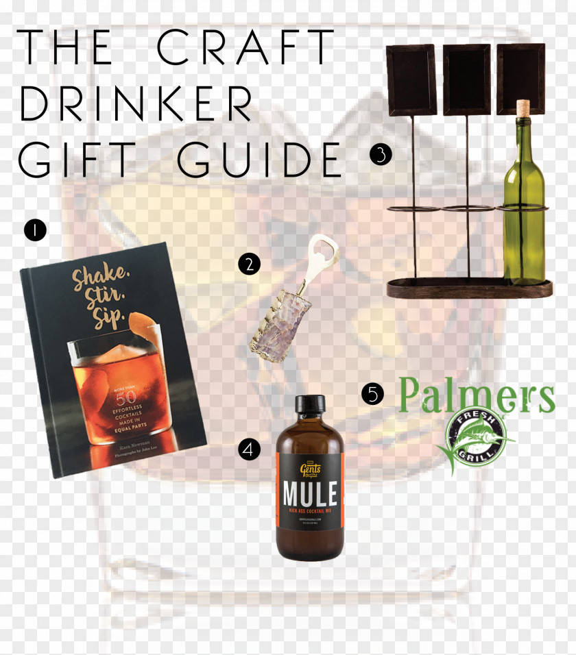 Gift Pattern Liqueur Wine Bourbon Whiskey PNG