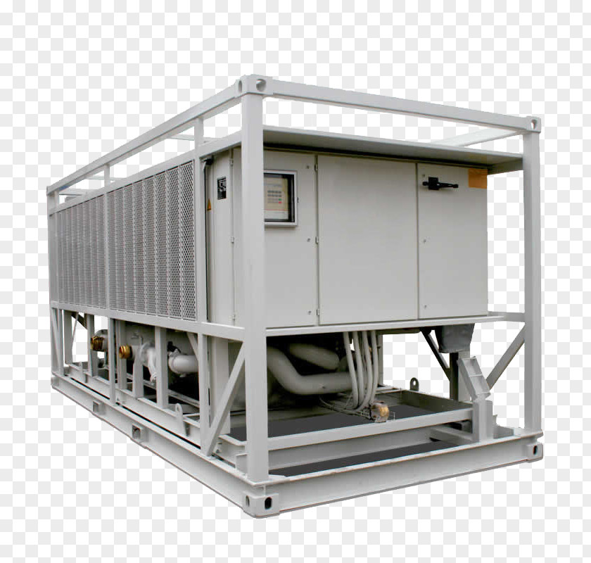 Glassed Water Chiller Air Conditioning Refrigeration Machine PNG
