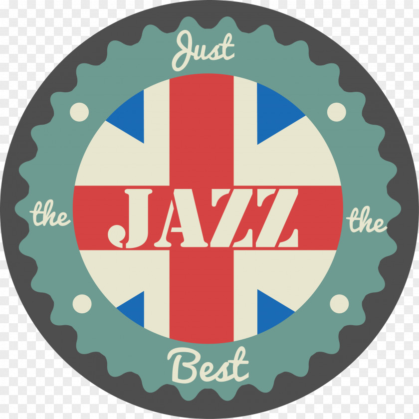 Round British Red Label Jazz Icon PNG