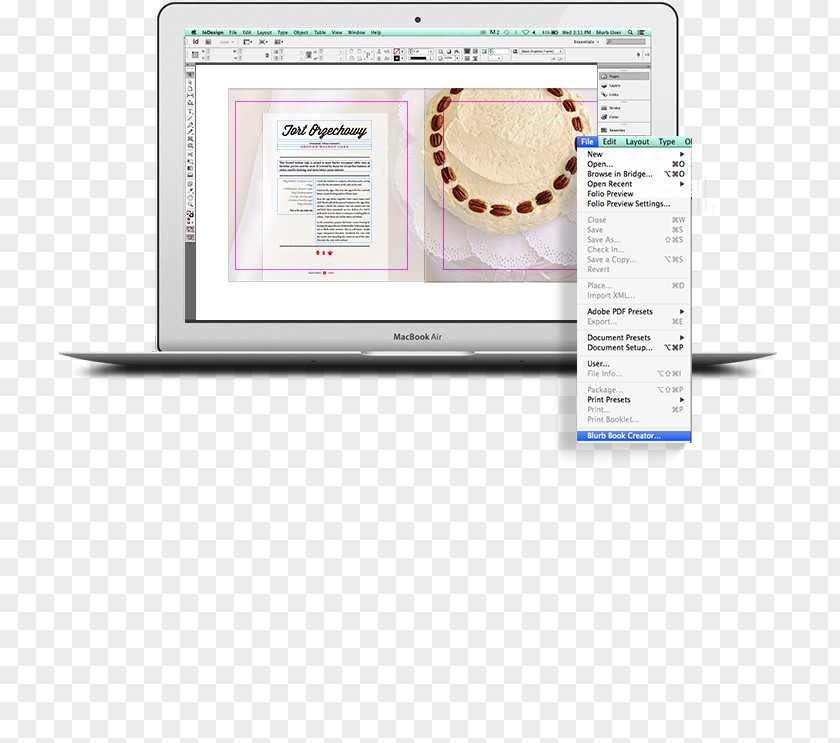 Creative Glare High Light Shadow Adobe InDesign Book Blurb Publishing Page Layout PNG