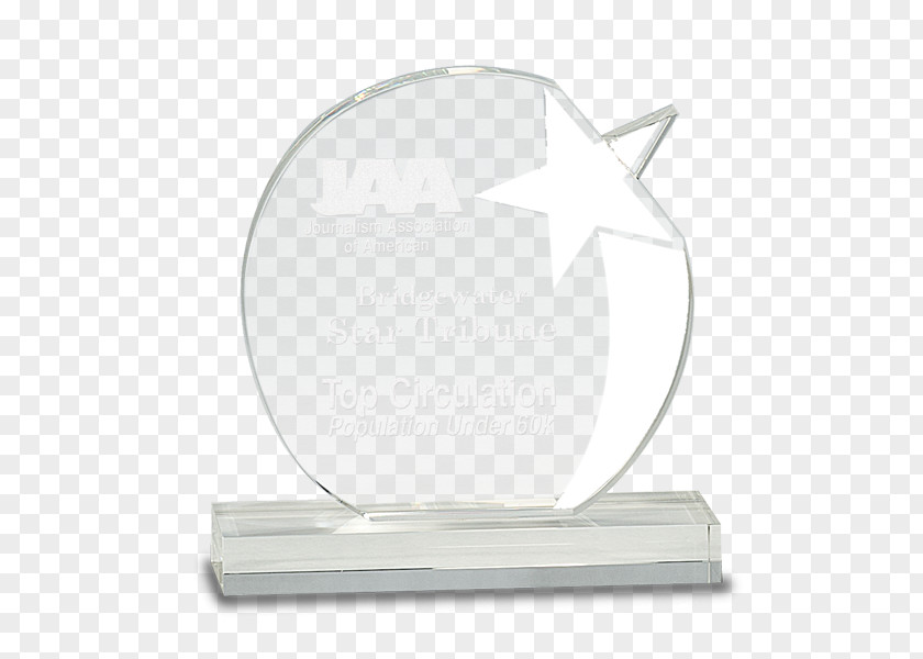 Crystal Trophy Award Commemorative Plaque Gift Glass PNG