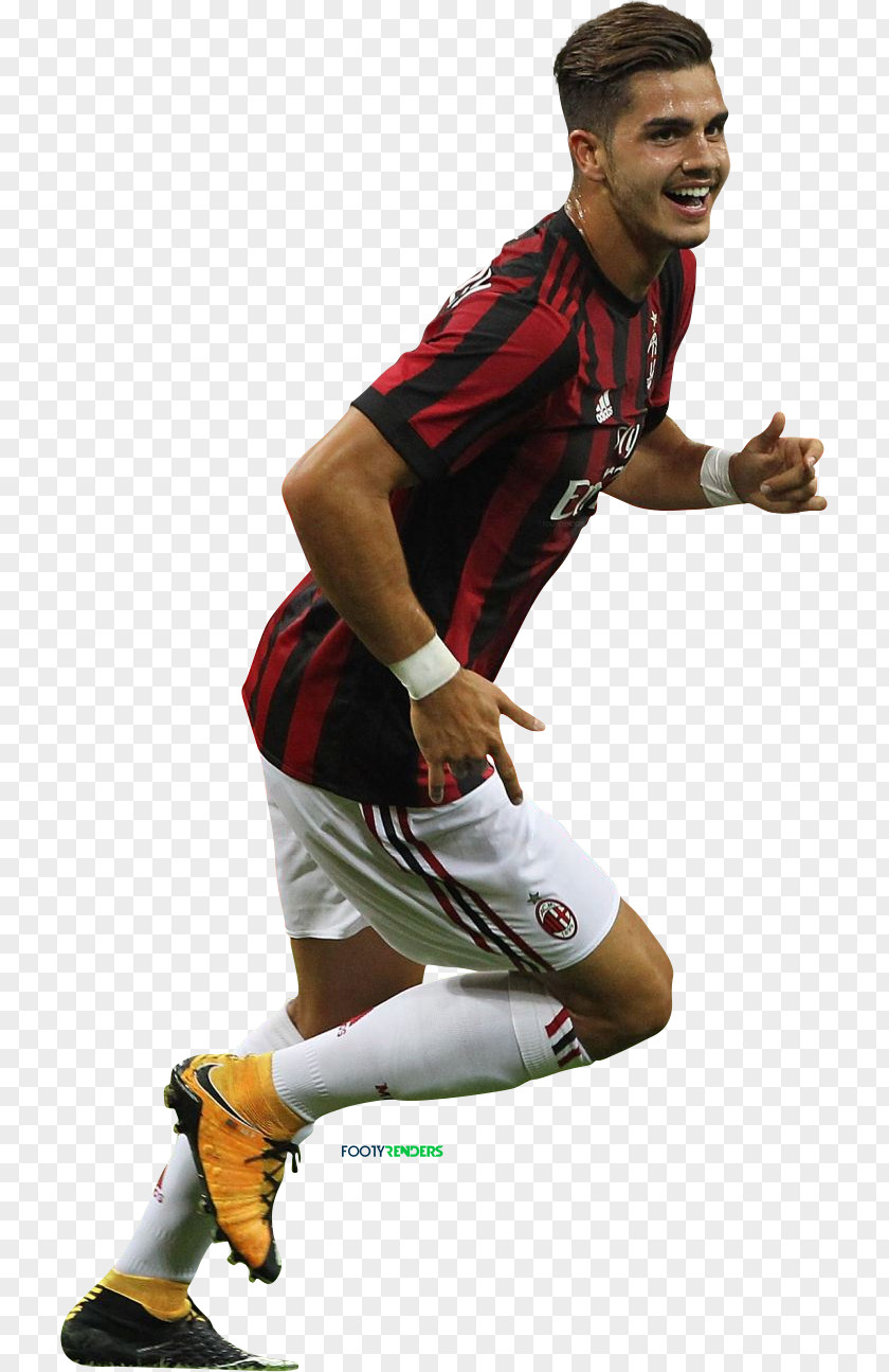 Football André Silva A.C. Milan Soccer Player Portugal PNG