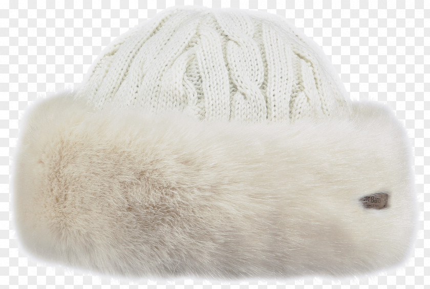 Hat Fur Beige PNG