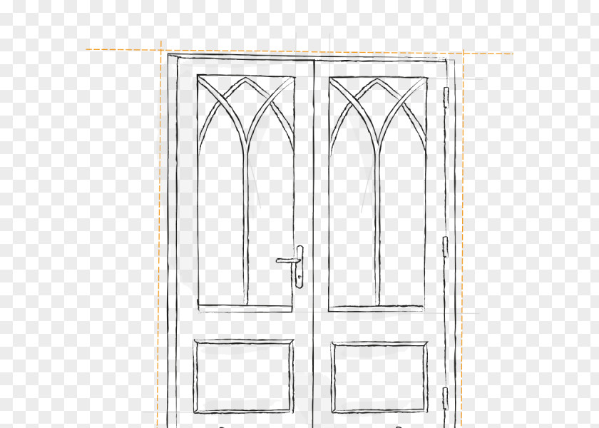 House Door Handle Furniture Line Art PNG