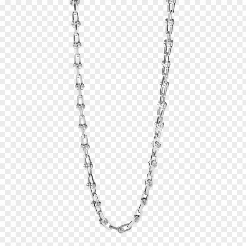 Necklace Jewellery Chain Silver T.H. Baker PNG