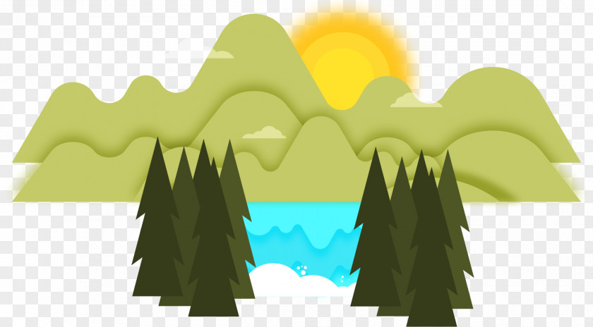 Outskirts Sunrise Euclidean Vector Icon PNG
