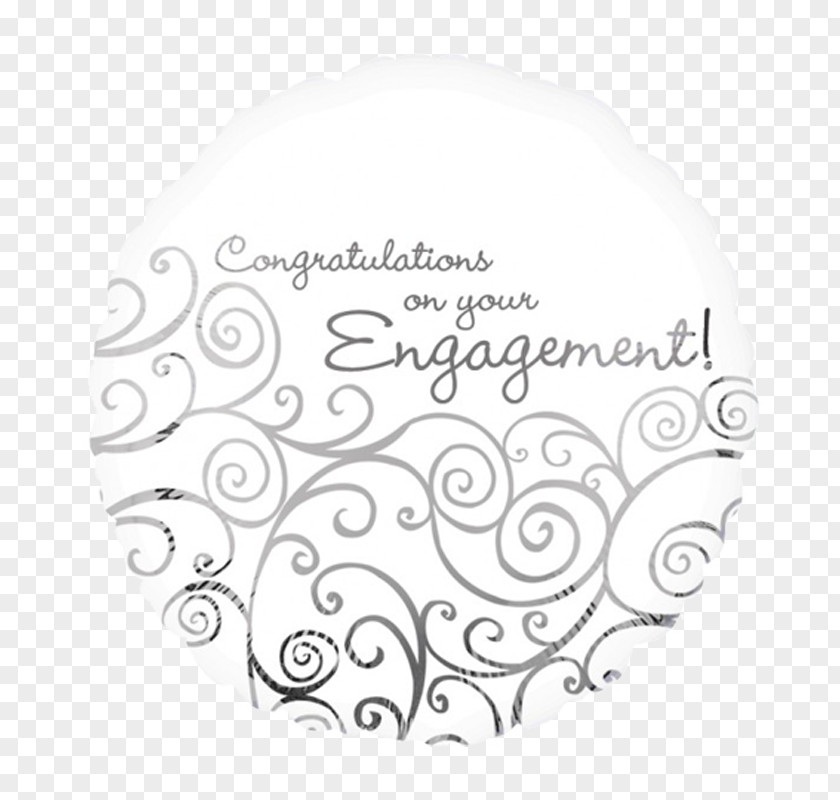 Balloon Engagement Party Wedding PNG