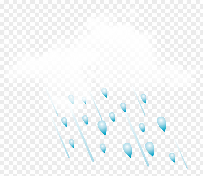 Blue Rain Raindrop Vector Triangle Point Graphic Design PNG