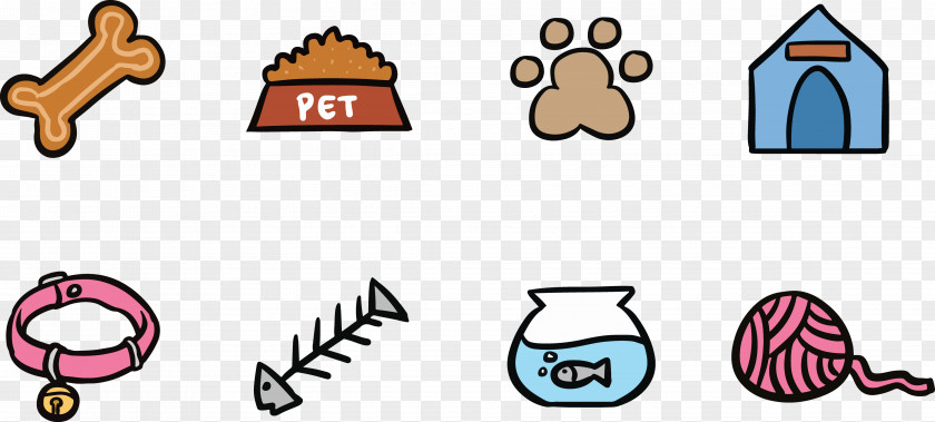 Cat Supplies Collection Food Clip Art PNG