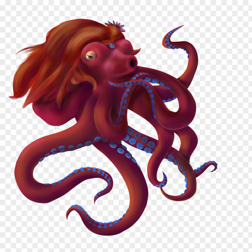 Reed Drawing Octopus Legendary Creature PNG