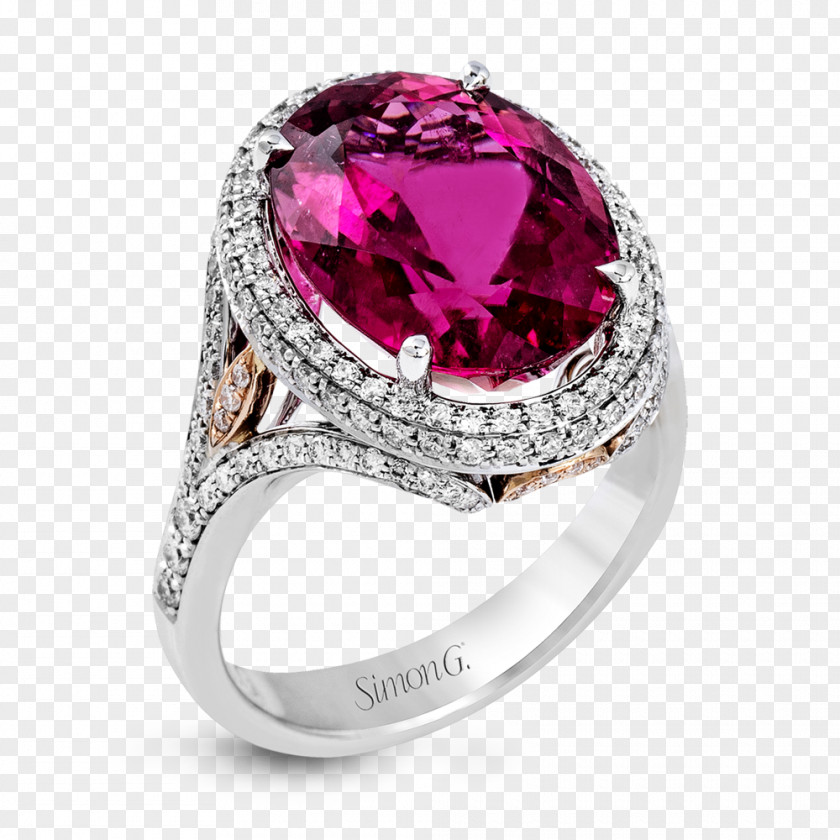 Ruby Engagement Ring Gemstone Diamond PNG