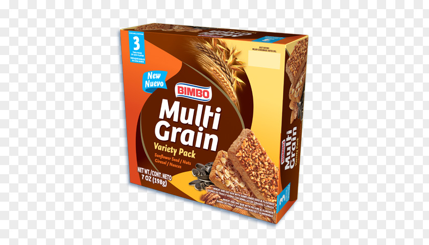 Sweet Bread Breakfast Cereal Grupo Bimbo Multigrain Sunflower Seed PNG