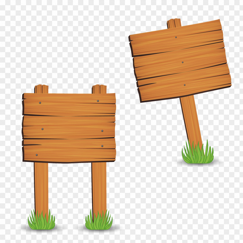 Wooden Sign Signpost PNG