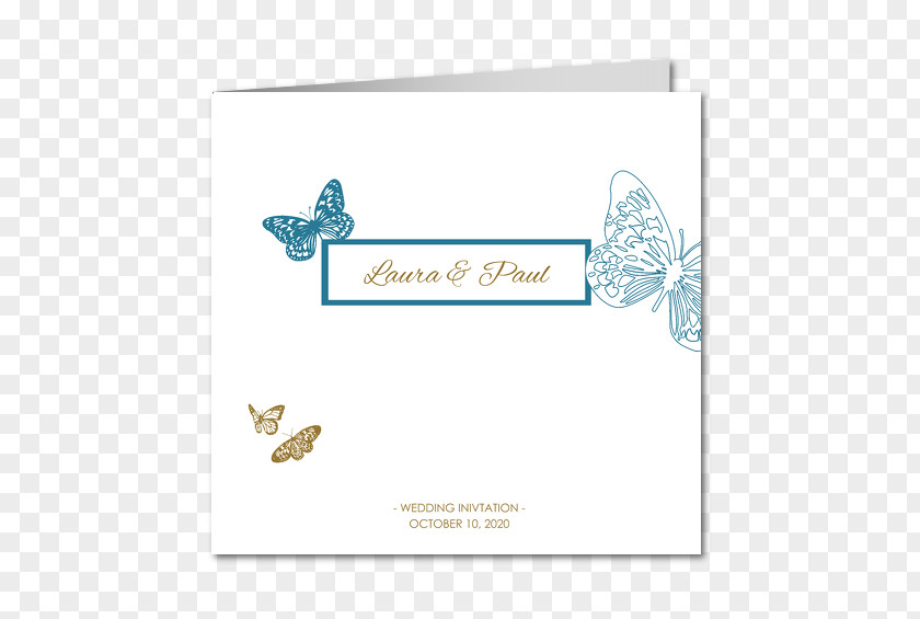 2017 Wedding Card Invitation Paper Logo Butterfly Font PNG