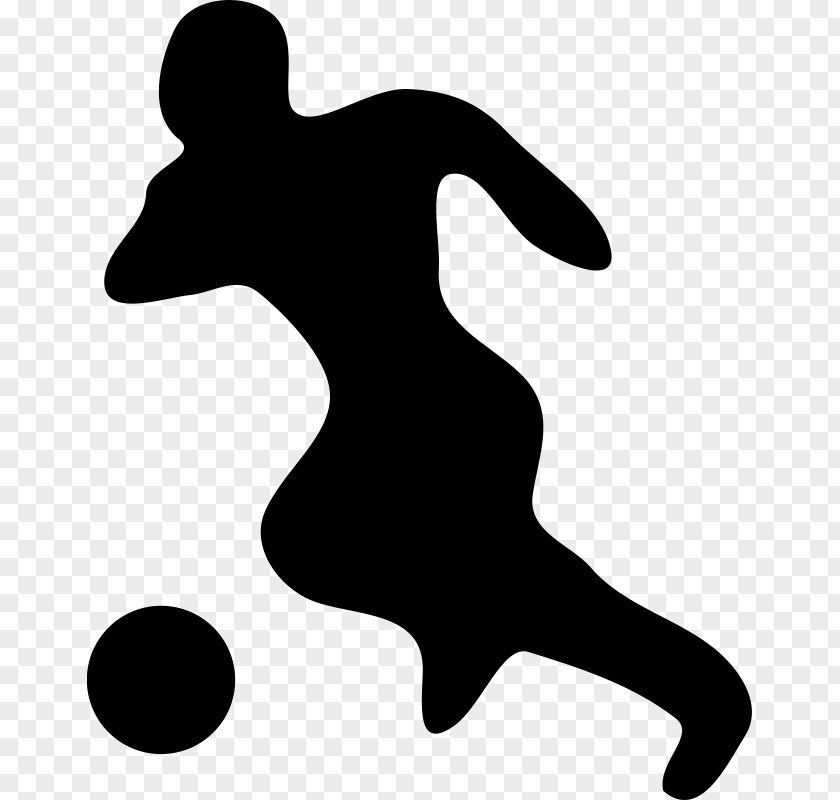 Football Player Dribbling Clip Art PNG