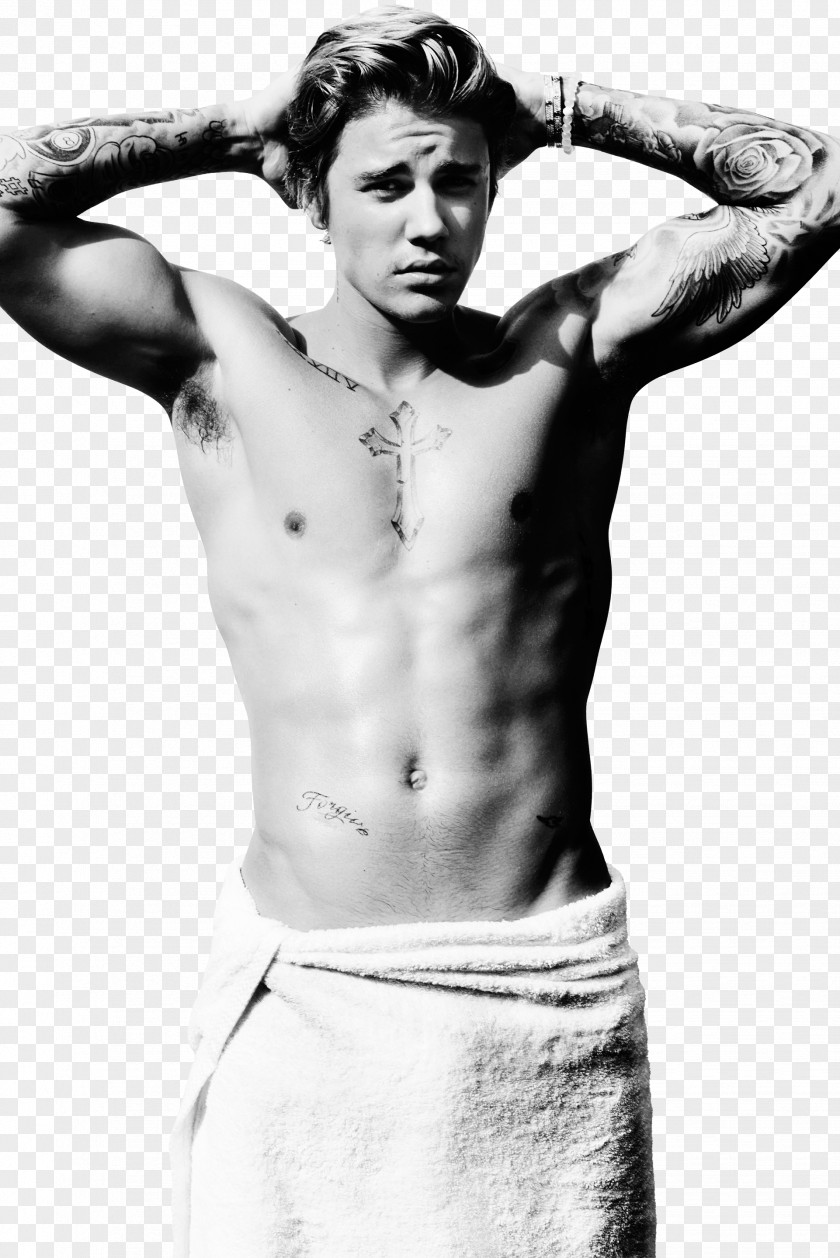 Justin Bieber Mario Testino Towel Photographer Model Celebrity PNG