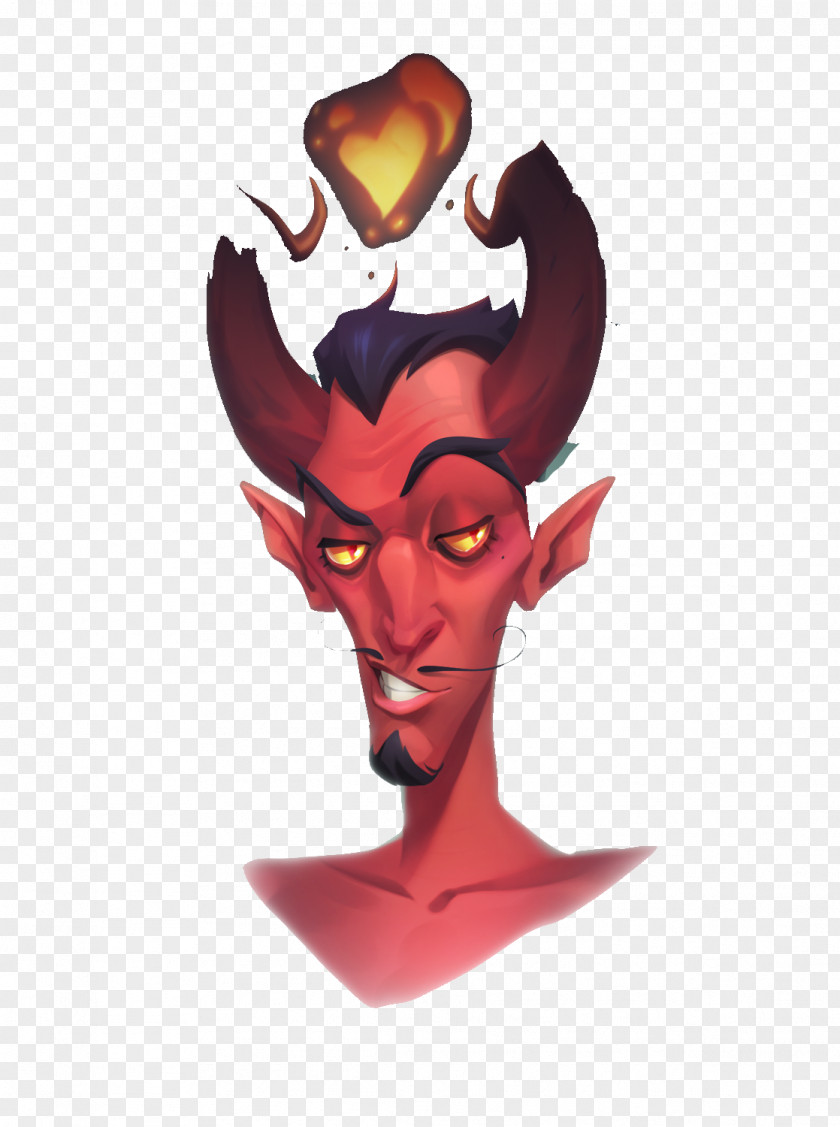 Mr. Devil Cartoon Illustration PNG