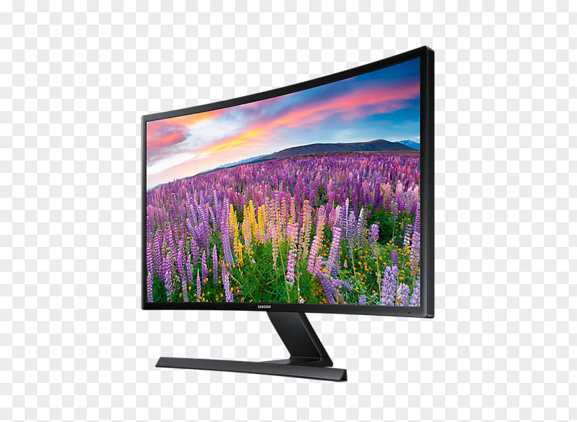 Samsung Computer Monitors LED-backlit LCD Curved Screen Quantum Dot Display PNG
