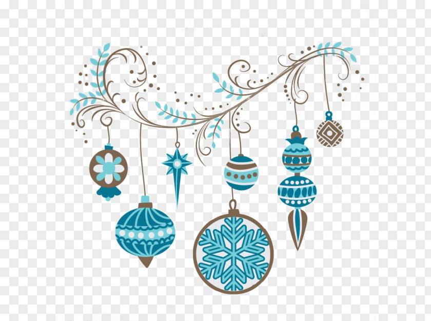 Blue Snowflake Pendant Lantern Creative Decorative Buckle Free PNG