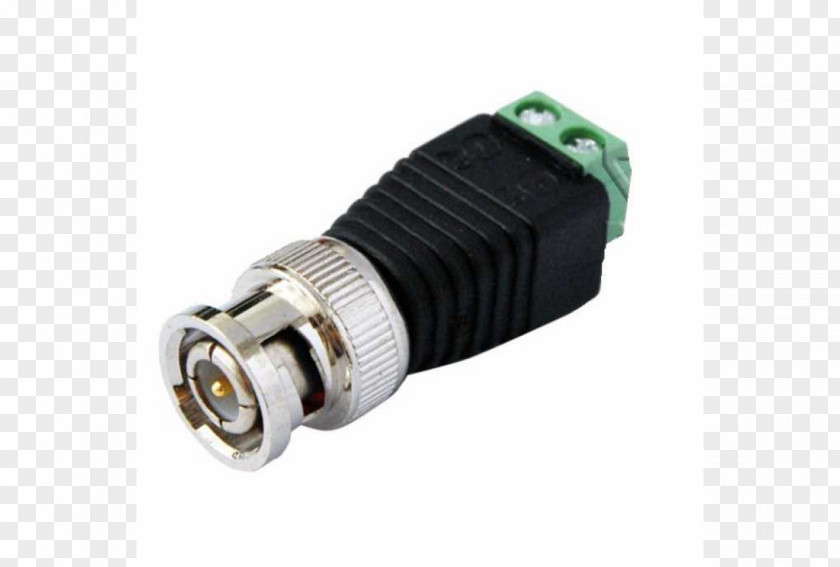 BNC Connector Electrical Adapter F Balun PNG